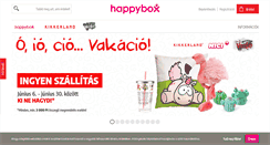 Desktop Screenshot of happybox.hu
